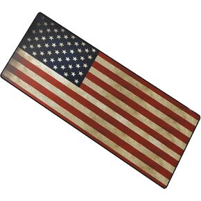 Gun Cleaning Mat Rifle Pad Large of American Flag - Non Slip Backed Waterproof and Oil Resistant with Stitched Edges
