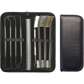 Gun Cleaning Brushes Picks Kit Set Brass Copper Steel Nylon Stainless Steel Ploymer Pick Set Bristle Brushes