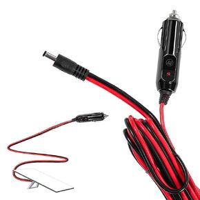 Starlink Mini DC Power Cable，3M/9.5Ft Starlink Mini Cable 10FT/12V-48V Car Power Cable，with Cigarette Lighter Male Plug Direct to Cigarette Adapter，Small and Portable Starlink Mini Kit