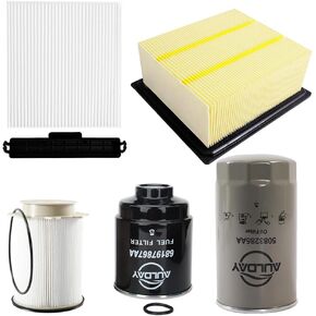 68436631AA and 68157291AA Fuel Filter and 5083285AA Oil Filter 68406048AA 53034051AB Fit for 2019-2022 Ram 2500 3500 4500 5500 6.7L Diesel Engines 5 microns