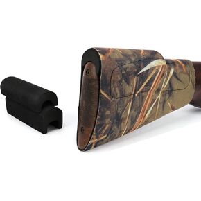Tourbon Hunting Gun Stock Comb Cheek Rest Raiser Non-Slip Cover Slip On w/ 3 Height Inserts (No cartridges Holder)
