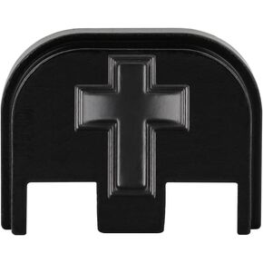 3D Anodized Aluminum Rear Cover Slide Back Plate for Gen 1-5 Glock - Replace The Original Plastic Plate - Choose Your Design