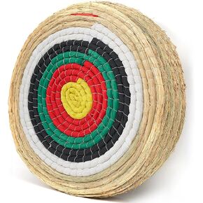 Archery Targets for Backyard 20 Inch Traditional Hand-Made Round Straw Archery Target Bow & Arrow Target for Archery Practice