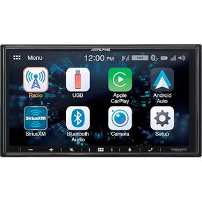 Alpine iLX-W650 7" Double DIN Touchscreen Digital Multimedia Receiver with Bluetooth, Apple CarPlay and Android Auto