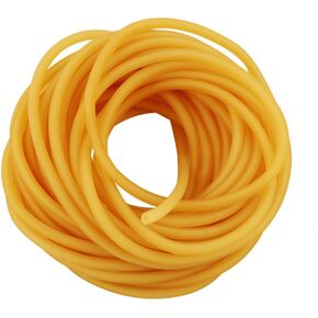 Eowpower 10 M Length 3 x 5 mm Natural Latex Rubber Band Tube Tubing for Slingshot Catapult Elastic Parts