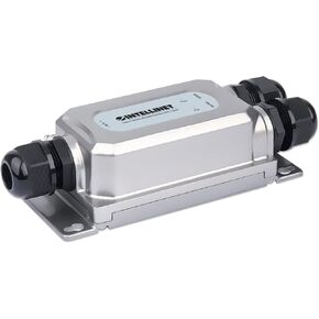 Intellinet Outdoor Industrial Gigabit PoE + Injector - طاقة عالية تصل إلى 30 وات - غلاف معدني، مقاوم للتخريب بدرجة IK10، مقاوم للماء والغبار بدرجة IP67 - ضمان Mfg لمدة 3 سنوات - 561778