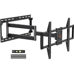 ELIVED Long Extension TV Mount for Most 42-90 Inch TV, Full Motion Wall Bracket with 40.4 inch Long Arm Articulating TV Wall Mount, Max VESA 800x400mm, Holds up to 150lbs, fits Wood Studs 12"-24".