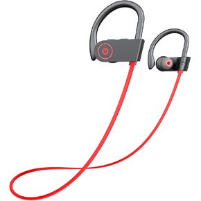 Boean Bluetooth Headphones Wireless Earbuds Bluetooth 5.3 Running Headphones IPX7 Waterproof Earphones with 16 Hrs Playtime Stereo Sound Isolation Headsets for Workout Gym
