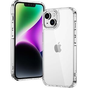 for iPhone 14 Case, Military-Grade Protection, Yellowing Resistant, Hybrid Case Compatible with iPhone 14 Case Clear (Clear, iPhone 14)