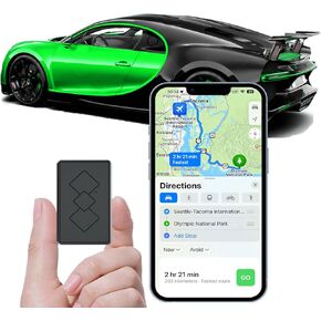 GPS Tracker for Vehicles,Mini Car GPS Tracker Portable Real Time Magnetic GPS Tracking Device,Full Global Coverage Location Tracker for Kids,Dogs,Trucks/Person,No Monthly Fee