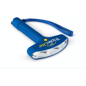 180 Degree LED Flashlight - Super Bright Light – High 300 Lumen, Water Resistant Light for Camping Accessories, Outdoors, Emergency Flashlight- Patented - Blue