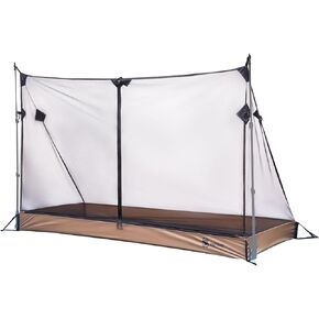 OneTigris Solo Mesh Tent, Ultralight Screen House with 3000 Waterproof Bathtub Floor for Camping Hiking Backpacking Traveling Fishing Patio