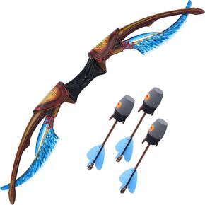 Zing Avatar Neytiri's Ceremonial Bow Pack - 1 Bow and 3 Zonic Whistle Arrows, Officially Licensed Role-Play Bow, Shoots Safe Arrows Over 160ft, Long Range Outdoor Play, Age 14 and Up