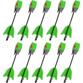 Zing Zonic Whistling Arrow Refill Pack - Includes 10 Zonic Whistling Arrows, Compatible HyperStrike Bow, Firetek Bow, Z-Tek Bow, Z-Curve Bow and Z-Bow (Green)