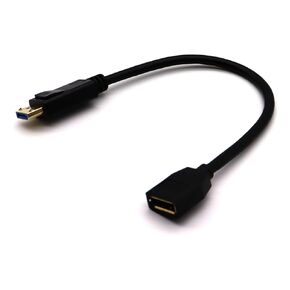 Disscool DisplayPort Cable 1.4V, Standard Ultra HD 8K@60Hz Big Displayport Male to Big Displayport Female Video Connector Cable Cord Compatible with Computer/DVD(M to M)