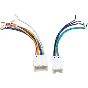 RED WOLF Radio Install Wiring Harness for Nissan 1995-2008, Infiniti 1990-2008 Replacement for Aftermarket Power/Speaker Stereo Plug Connector Non Bose System