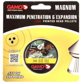 Gamo Magnum 6320224BL54 Spire Point Pellets 0.177cal w/250