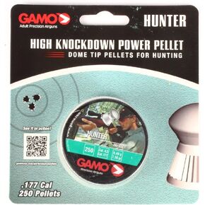 Gamo Hunter 6320824BL54 Round Nose Pellets 0.177cal w/250 C