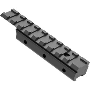 Sniper 3/8" 11MM to 7/8" 20MM Dovetail to Picatinny Rail Adapter, Low Profile Dovetail to Picatinny Rail Adapter 11mm to 20mm Picatinny Riser Mount