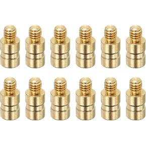 PATIKIL Archery Arrow Insert, Brass Arrow Weight Bolt for Field Points Shaft