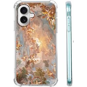 Case for iPhone 16 with Cool Cat Design,Cute Cat and Goldfish Pattern Case for Children,Clear Soft TPU Bumper Case,6.1"(Cat,16) in Saudi Arabia