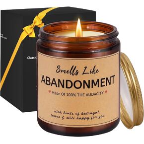Farewell Gifts Candle for Coworkers, Coworker Leaving Gifts for Women- Handmade Lavender Soy Wax Candle(7oz)- Funny Going Away Party Decor, Coworker Goodbye Gifts