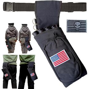 Hip Quivers for Archery, 4 Arrow Tubes Quiver Arrow Holder, Nylon Archery Quiver Hip for Left Or Right-Handed Archers, Great for Youth & Adults, Idea for Archery Shooter