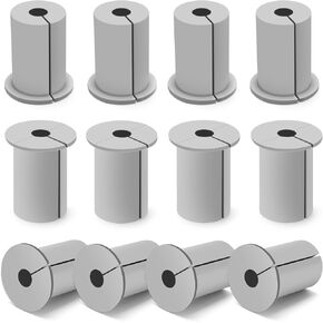 Cable Grommet Routing Kit, Wall Grommets for Cables 1 Inch Rubber Grommet Cable Routing Kit Gray Wall Grommet for Starlink Cable Routing Kit for Wall Cable Pass Through Grommet (6)