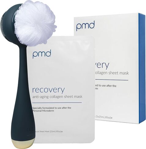PMD Clean Body - Smart Body Cleansing Device with Silicone Brush & Three Interchangeable Attachments - Waterproof - SonicGlow Vibration - Cleanse, Exfoliate, & Massage Body in Saudi Arabia