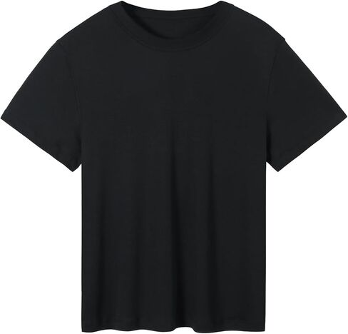 AUROLA Everyday Oversize Tshirt for Women, Workout Tops Short Sleeve Lightweight Shirts, Yoga Running Gym Athletic Tee Top in Kuwait