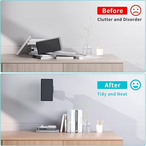 حامل جدار مكبر صوت لـ Klipsch R-40M، حامل مكبر صوت HDT-600، حامل سقف مكبر صوت على رف الكتب قابل للتعديل لحامل تثبيت مكبر صوت Klipsch دوار وإمالة، عبوتان in Kuwait