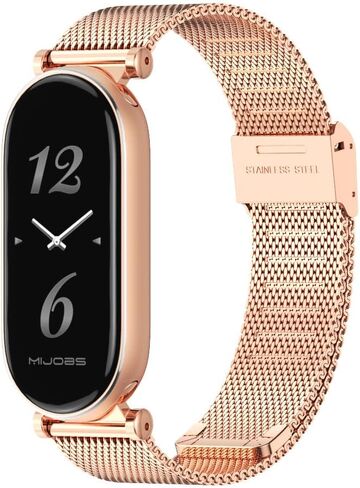 MIJOBS Strap for Xiaomi Mi Band 8 /Mi Band 9 Breathable Replacement Strap for Mi Fit Band 9/8 SmartWatch Straps Wristband Bracelet for Women Men in Saudi Arabia