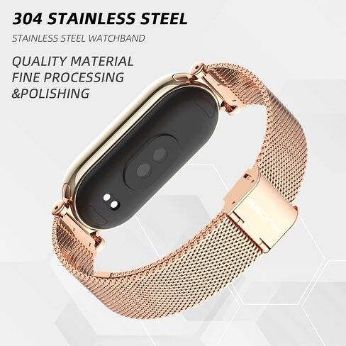 MIJOBS Strap for Xiaomi Mi Band 8 /Mi Band 9 Breathable Replacement Strap for Mi Fit Band 9/8 SmartWatch Straps Wristband Bracelet for Women Men in Saudi Arabia