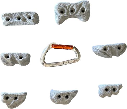 Micro Crimp Rock Climbing Holds Set of 7 Screw On Positive Crimps Home Climbing Wall Gym Holds in Saudi Arabia