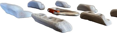 Micro Crimp Rock Climbing Holds Set of 7 Screw On Positive Crimps Home Climbing Wall Gym Holds in Saudi Arabia