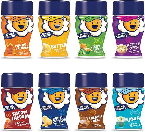 Kernel Season's Popcorn Seasoning Mini Jars Variety Pack, 0.9 Ounce (Pack of 8) in Saudi Arabia