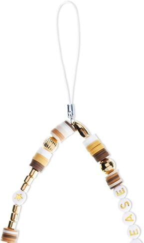 Velvet Caviar Phone Charm Wrist Strap - Cute Beaded Cellphone Wristlet - Lanyard Accessory for Women - Fits all Phone Cases including iPhone 15 Pro Max / 14 Pro Max / 13 Pro Max / 12 (Coffee) in Saudi Arabia