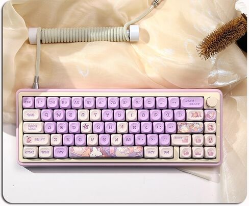 PBT Christmas MOA XDA Cute Round keycaps PBT keycap Set for Girl Kids Custom Keyboard for Gateron Kailh Cherry Mx Switches ISO ANSI Layout Mechanical Custom Keycaps in Saudi Arabia