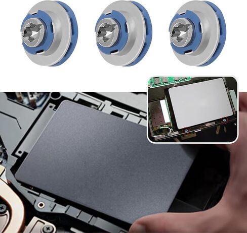 12 قطعة من مسامير تثبيت القرص الصلب HP 3.5 بوصة HDD DC5800 DC7800 DC7900 6005 6200 6300 Z200 6000 8000 8100 8200 براغي كتم الصوت العازلة in Saudi Arabia