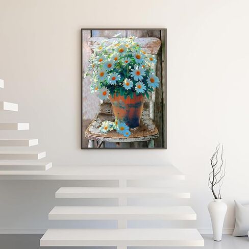 Ekuxom Christmas Diamond Art Kits for Adults Christmas, Christmas Candles Diamond Painting Kits, 5D Full Drill Round Christmas Diamond Painting Gem Art for Home Wall Decor 12x16inch in Saudi Arabia