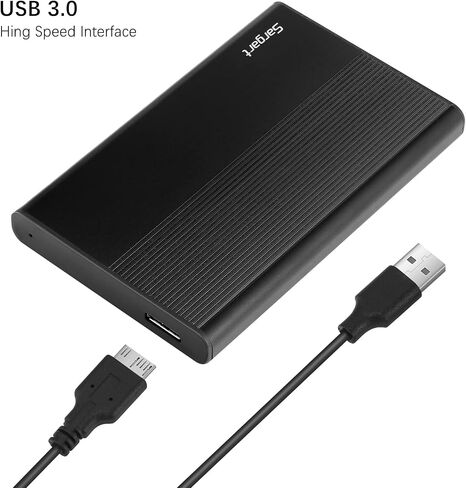 320GB Portable External Hard Drive USB3.0 Mobile HDD Storage for PC, Mac, Desktop, Laptop, Mac, Chromebook, Xbox One, Xbox 360, PS4 (Grey) in Saudi Arabia