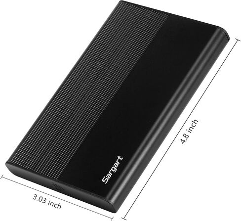 320GB Portable External Hard Drive USB3.0 Mobile HDD Storage for PC, Mac, Desktop, Laptop, Mac, Chromebook, Xbox One, Xbox 360, PS4 (Grey) in Saudi Arabia