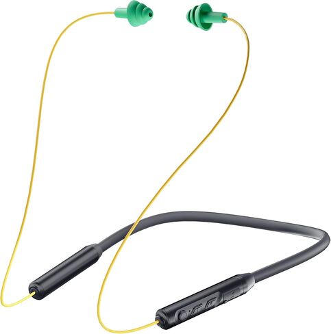 MIPEACE Bluetooth Earplug Headphones, Neckband Wireless Earbuds earplugs-29db Noise Reduction isolating in-Ear earplug Earphones and Controls,IPX6 sweatproof,20+Hour Battery(Blue) in Saudi Arabia