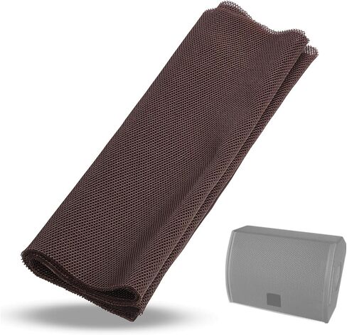 Stereo Audio Speaker Mesh Grill Cloth, Dustproof Protective Cover, 1.4m x 0.5m, for Large Sound Box, Stage Sound Box, KTV Box, etc (Black) in Saudi Arabia