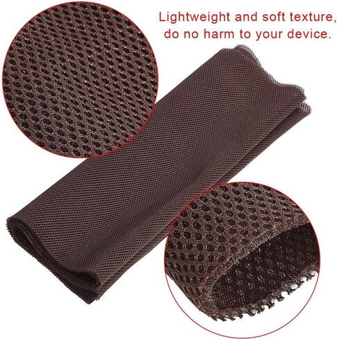 Stereo Audio Speaker Mesh Grill Cloth, Dustproof Protective Cover, 1.4m x 0.5m, for Large Sound Box, Stage Sound Box, KTV Box, etc (Black) in Saudi Arabia