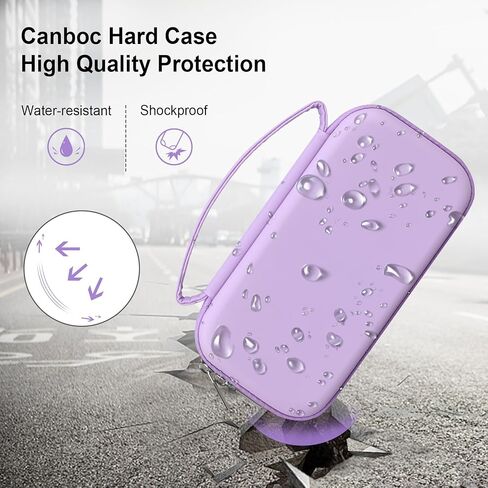 حقيبة حمل Canboc لجهاز التحكم في الألعاب المحمولة GameSir X2s Type-C، كابل مناسب للجيب الشبكي بسحاب، أرجواني (الجراب فقط) in Saudi Arabia