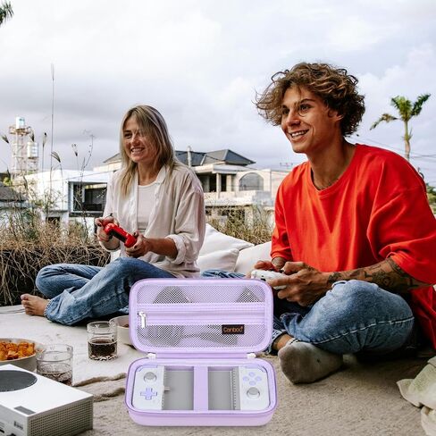 حقيبة حمل Canboc لجهاز التحكم في الألعاب المحمولة GameSir X2s Type-C، كابل مناسب للجيب الشبكي بسحاب، أرجواني (الجراب فقط) in Saudi Arabia