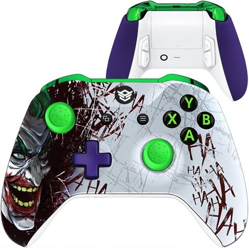 HEXGAMING ULTRA ONE Wireless Controller for Xbox Series X & S,and for Windows 7/8/10-4 Back Buttons - Hair Triggers - Interchangeable Thumbsticks - 6 Profiles - Laughing Clown - No battery included in Kuwait