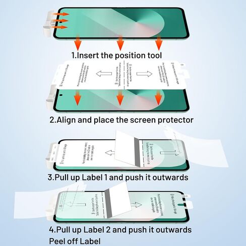 [3 + 3 + 2 Pack] for Samsung Galaxy Z flip 6 5G Screen Protector, 3 Pack Inner TPU Screen Protector + 3 Pack External Tempered Glass + 2 Pack Camera Lens Protector, Easy Install with Alignment Tool in Saudi Arabia