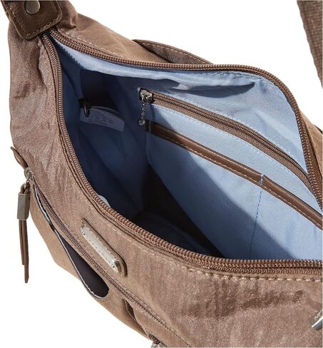 Baggallini womens New Classic Heritage With Rfid Phone Wristlet Anywhere Large Hobo, Black, One Size US in Saudi Arabia